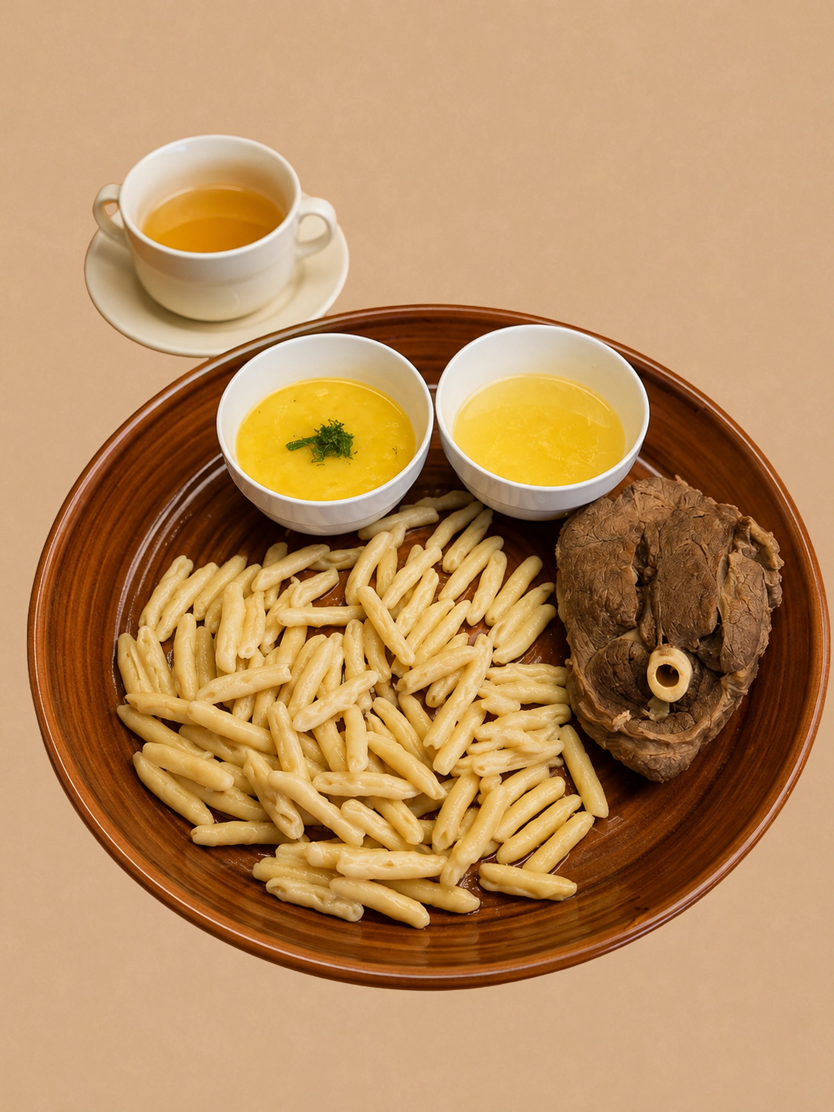 Галушки с бараниной
